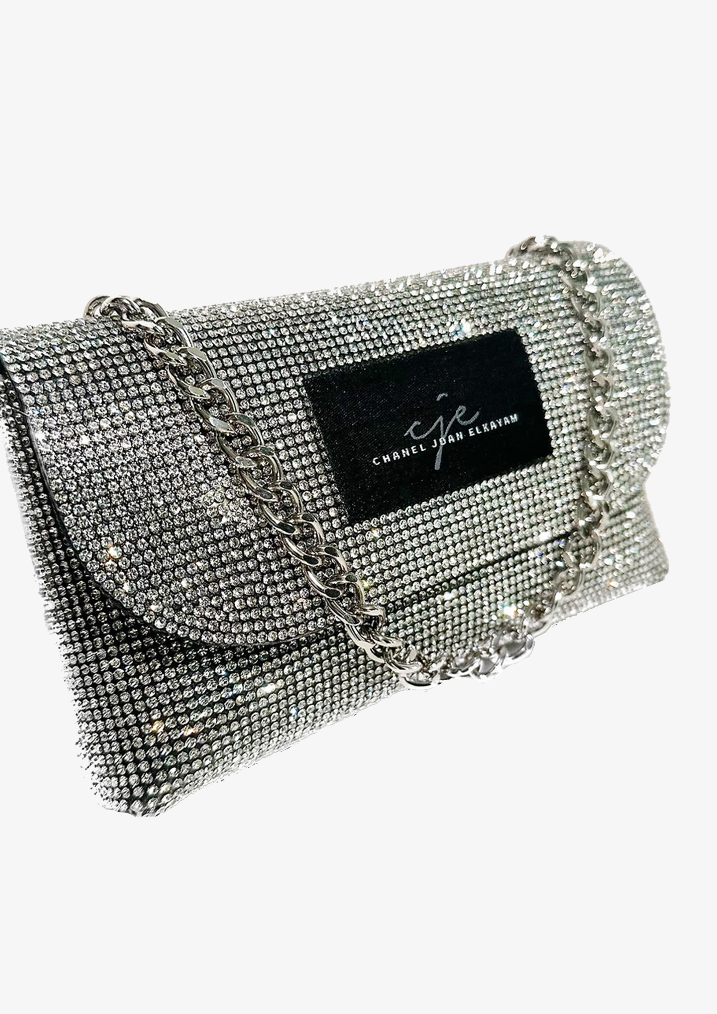 CRYSTAL EMBELLISHED CROSS BODY BAG